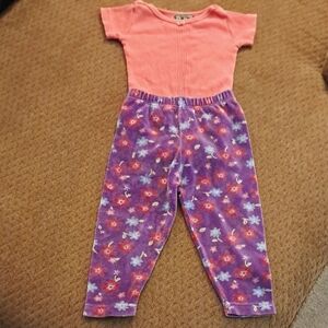 Vintage Childrens Place 12 Month Onsie & Tesco 12-18 Month Fleece Pants